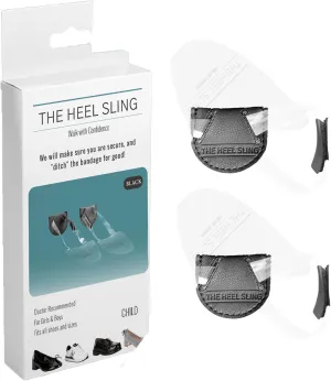 – Game Changer! Anti-Slip Heel Pads for Blister Prevention & Slippage Prevention | Custom Fit Invisible Shoe Inserts for Kids | Doctor Recommendation for Foot Comfort (Black, Child)