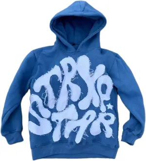 Amiblvowa Y2K Graphic Hoodies for Women Men Star Letter Pullover Vintage Hooded Sweatshirt Oversized Harajuku Hoody Jacket