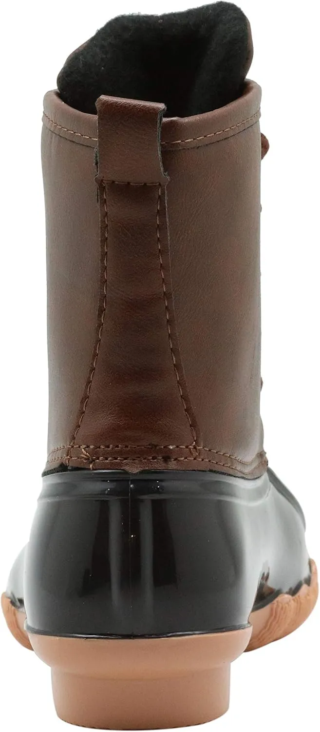 Apakowa Kids Girls Boys Duck Boots Waterproof Rain Boot (Toddler/Little Kid/Big Kid)