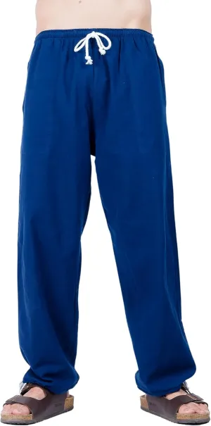 Baggy Sweatpants Men Cotton, Drawstring Lounge Pants, Relaxed Fit, Ideal for Comfort
