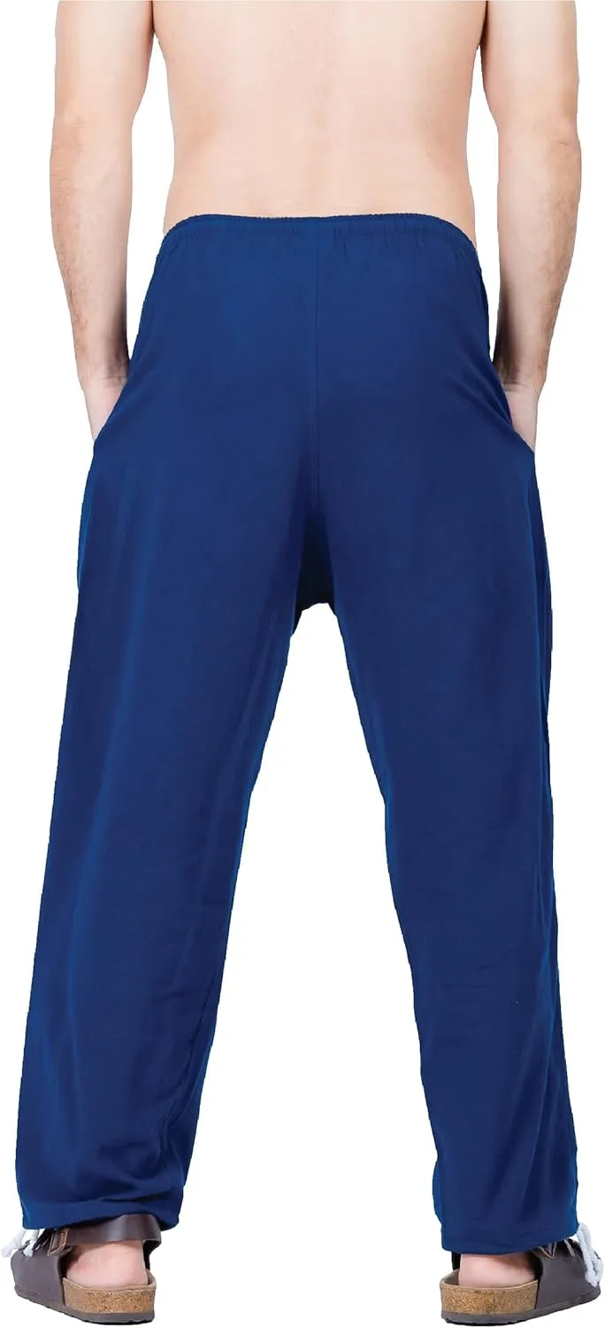 Baggy Sweatpants Men Cotton, Drawstring Lounge Pants, Relaxed Fit, Ideal for Comfort