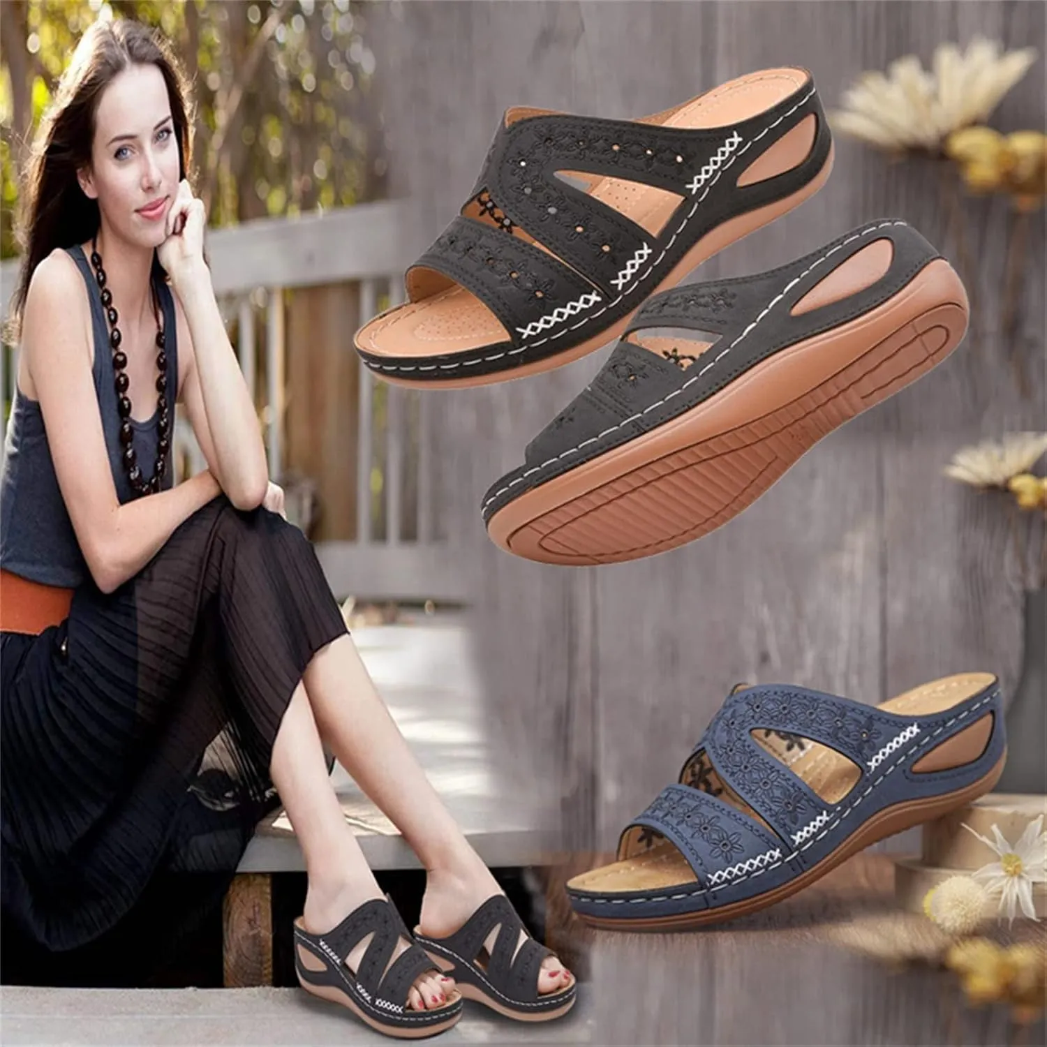 BBPM Womens Flat Sandals Lightweight Non Slip Flip Flops Summer Beach Sandals Dress Shoes Comfortable Outdoor Shoes Ladies Summer Sandals Open Toe Platform Shoes,Pink,EU39/US7.5
