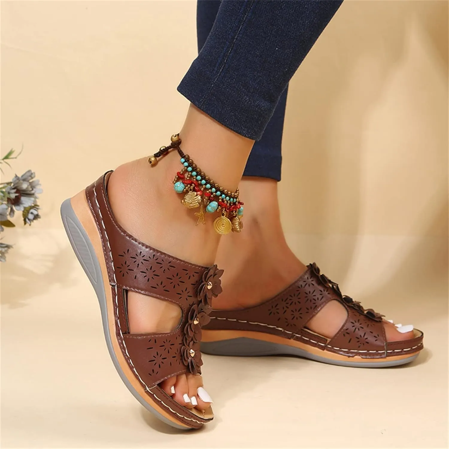 Best Arch Support Flip Flops Comfy Walking Shoes for Women Dressy Womens Comfort Sandals with Arch Support Back Strap Womens Wedge Sandals Wide Width Silver High Heels Women Business Casual Shoes
