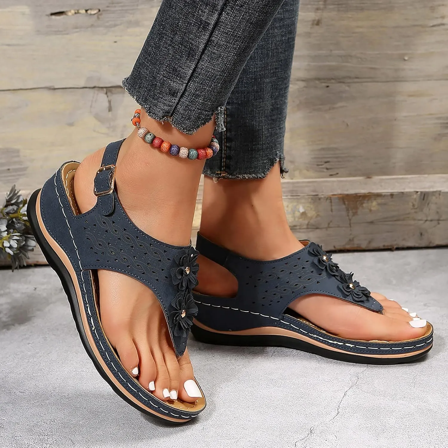 Best Arch Support Flip Flops Glitter Summer Sandals for Women 2024 Black Comfortable Wedding Shoes for Women Black Cute Sandals Orthopedic Sandals Plantar Fasciitis Women Womens Chunky Heels