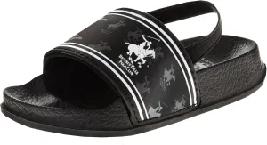 Beverly Hills Polo Club Boy's Slides Comfortable Non-Slip Sandals (Toddler-Big Kid)