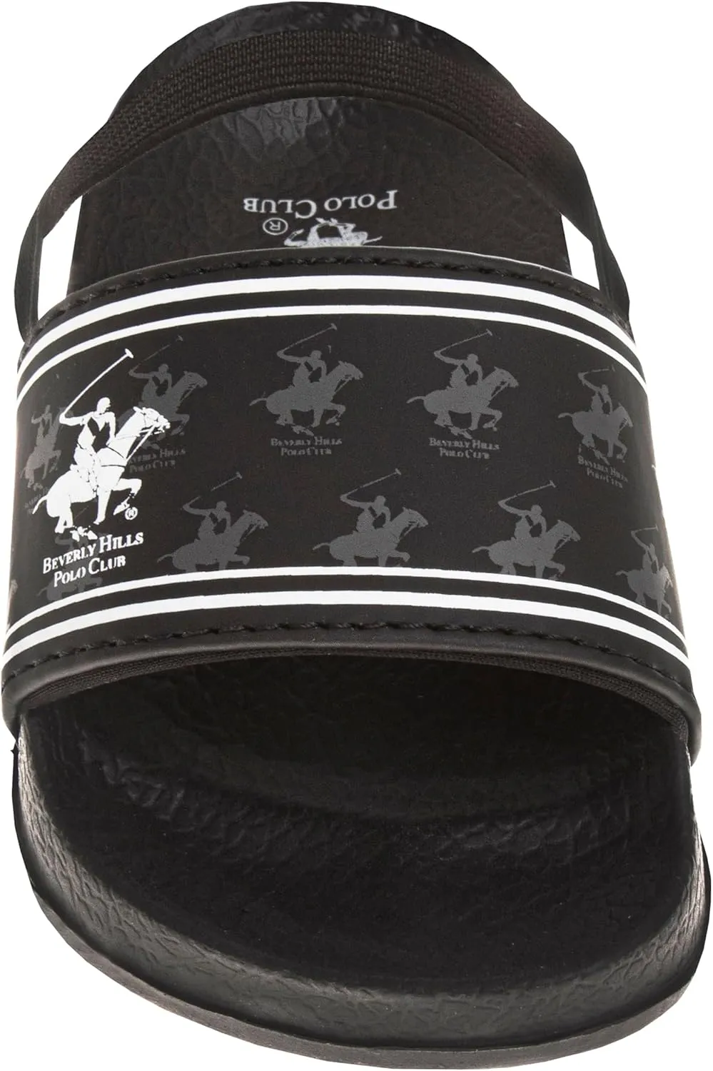 Beverly Hills Polo Club Boy's Slides Comfortable Non-Slip Sandals (Toddler-Big Kid)
