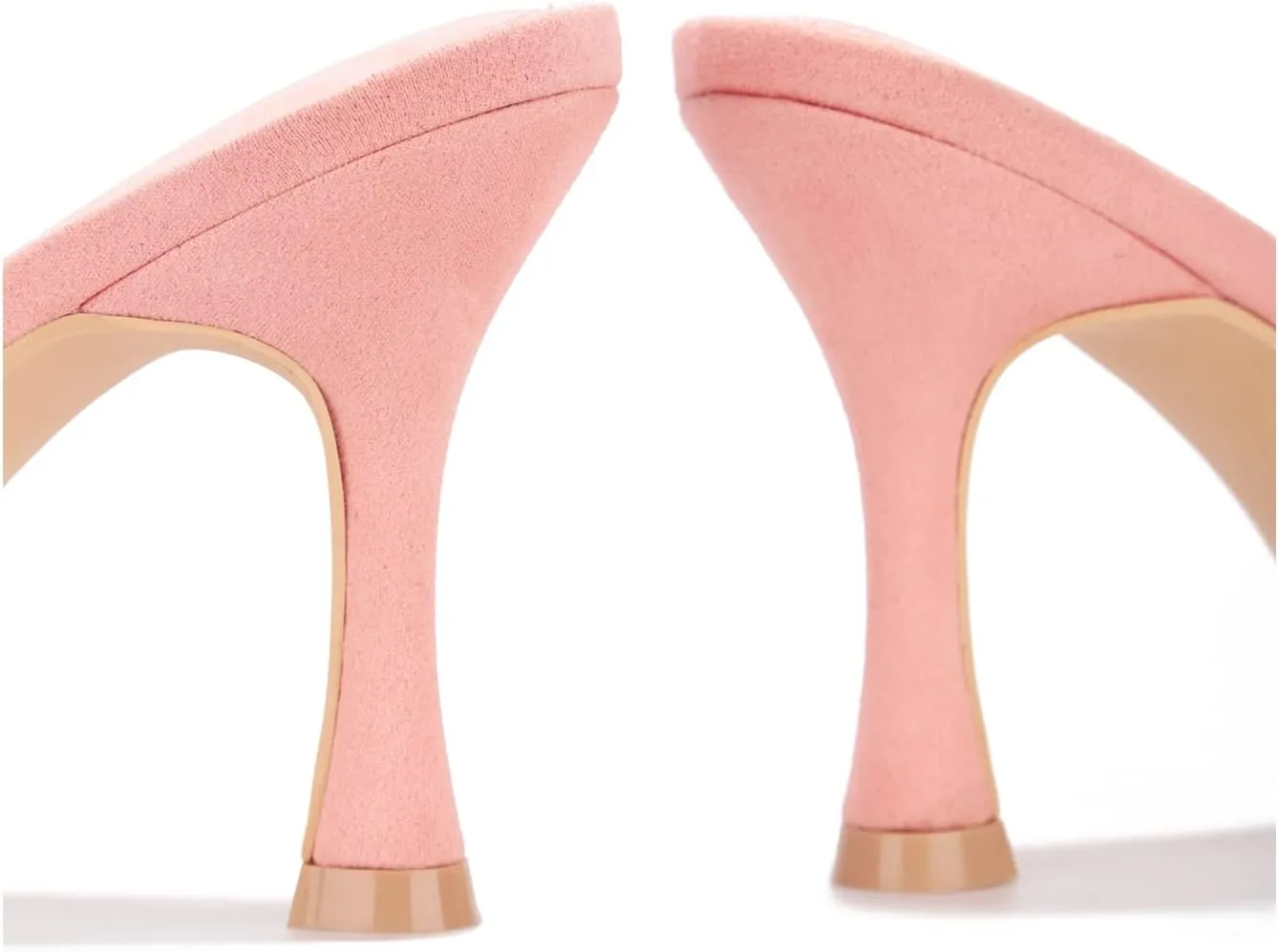 Cape Robbin Clear Sexy High Heels for Women, Transparent Open Toe Shoes Heels for Women
