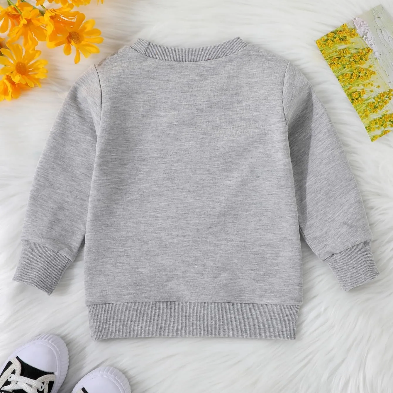 Christmas Outfit Toddler Baby Girl Pink Sweatshirt Long Sleeve Crewneck Pullover Xmas Santa Shirt Tops Winter Clothes
