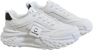 Chunky Sneakers for Women Walking Shoes with 1.8-Inch Thick Sole - Comfortable and Versatile