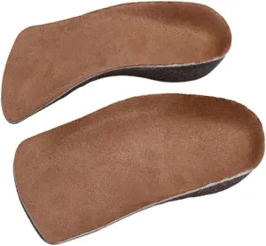 Cork Insoles for Women Men Orthotic Pads Arch Support Breathable Elastic for Sandals Sports Street Shoes