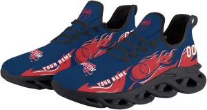 Custom Baseball Flex Control Sneakers Personalized Fan Men's Breathable Name Number Gift Workout Athletic Gym Slip-on Shoes