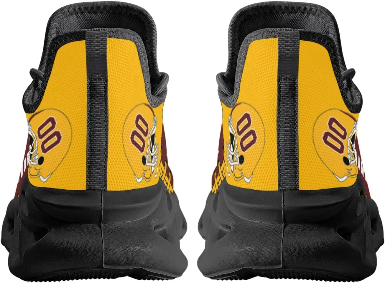 Custom Football Flex Control Sneakers Personalized Fans Men's Breathable Name Number Gifts Workout Athletic Gym Slip-on Shoes