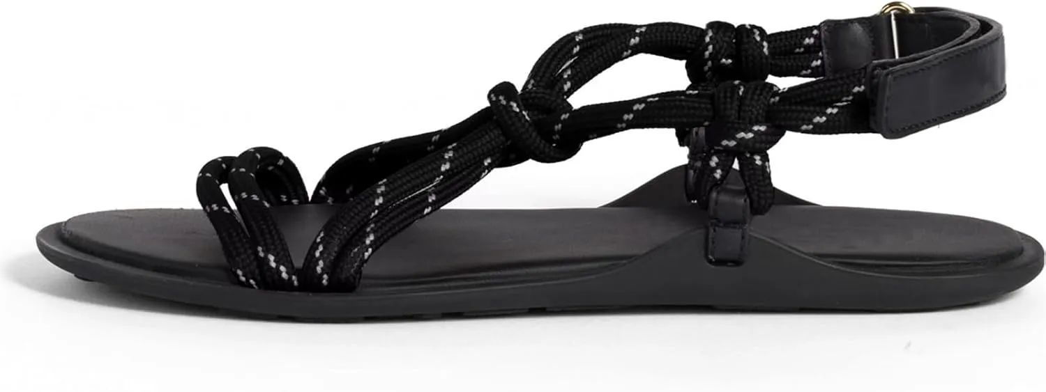 DOEYG Rope Flat Sandals for Women Beach Open Toe Thong Sandals Comfortable Dressy Summer Slip On Slide Sandals with Adjustable Buckle Strap