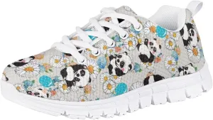 Dolyues Kids Shoes Lightweight Breathable Girls Tennis Sneakers for Running Athletic Walking Gym Sports