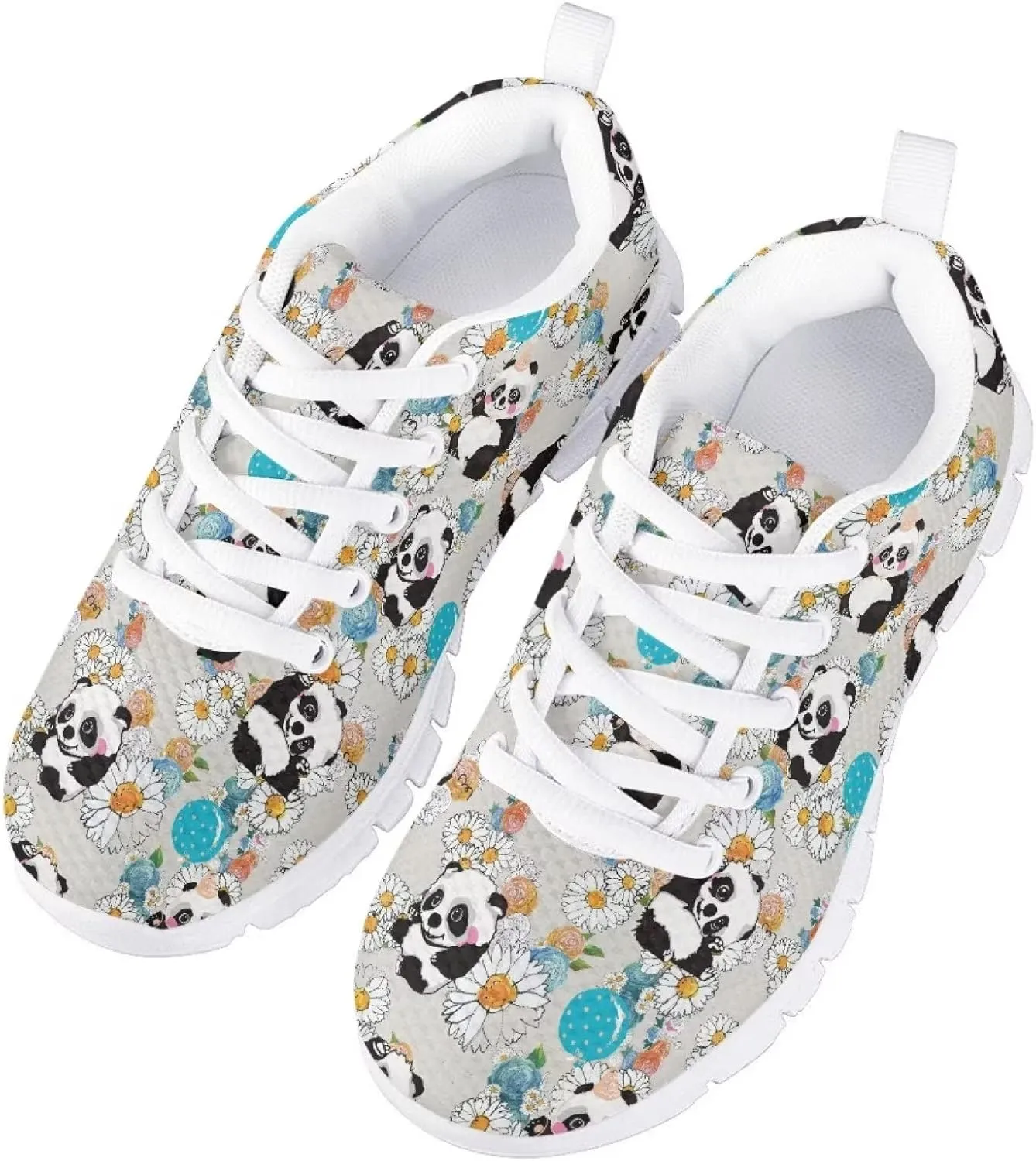 Dolyues Kids Shoes Lightweight Breathable Girls Tennis Sneakers for Running Athletic Walking Gym Sports