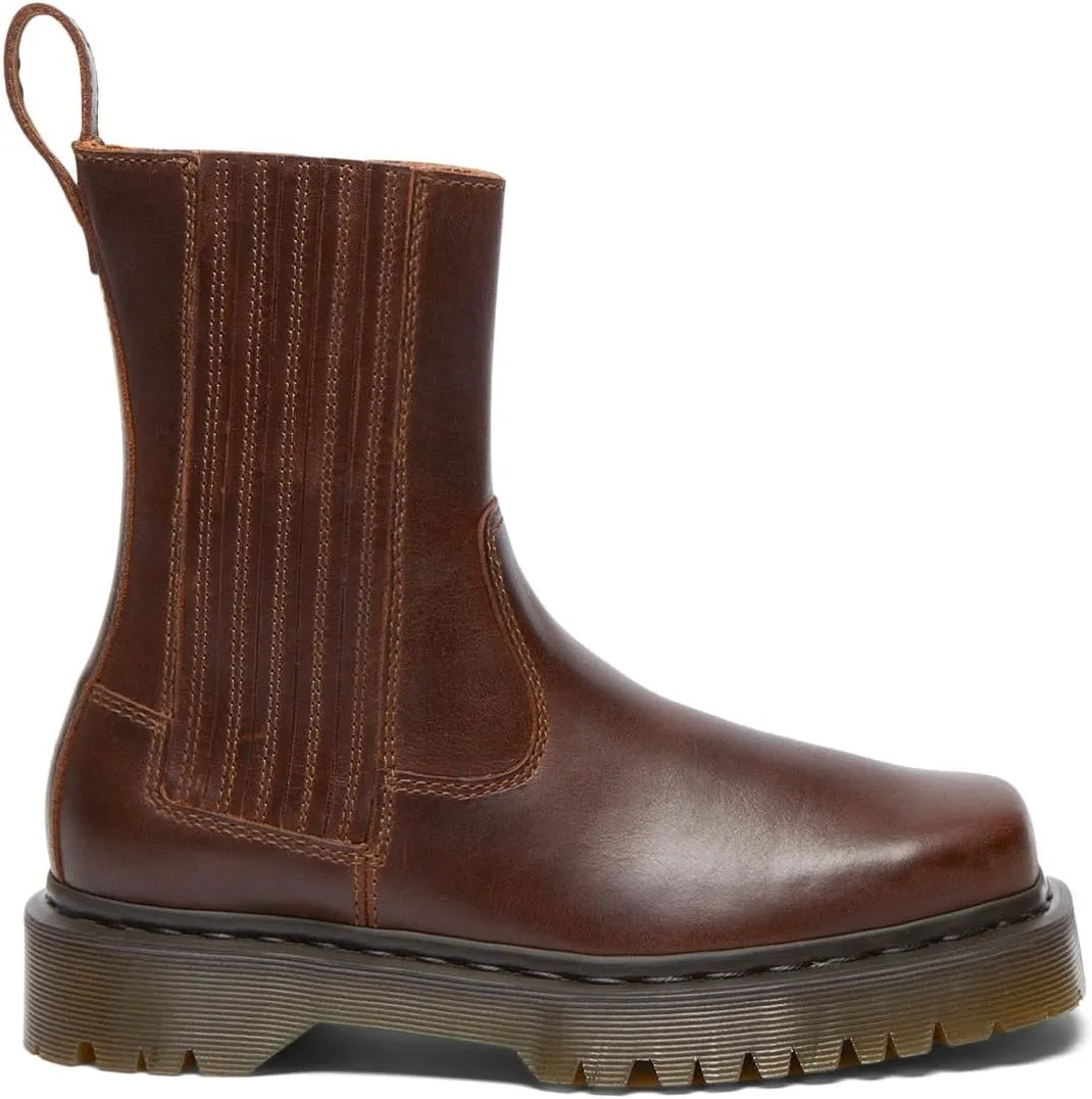 Dr. Martens Women's Amaayah Lo Leather Bex Pull-on Boots Fashion