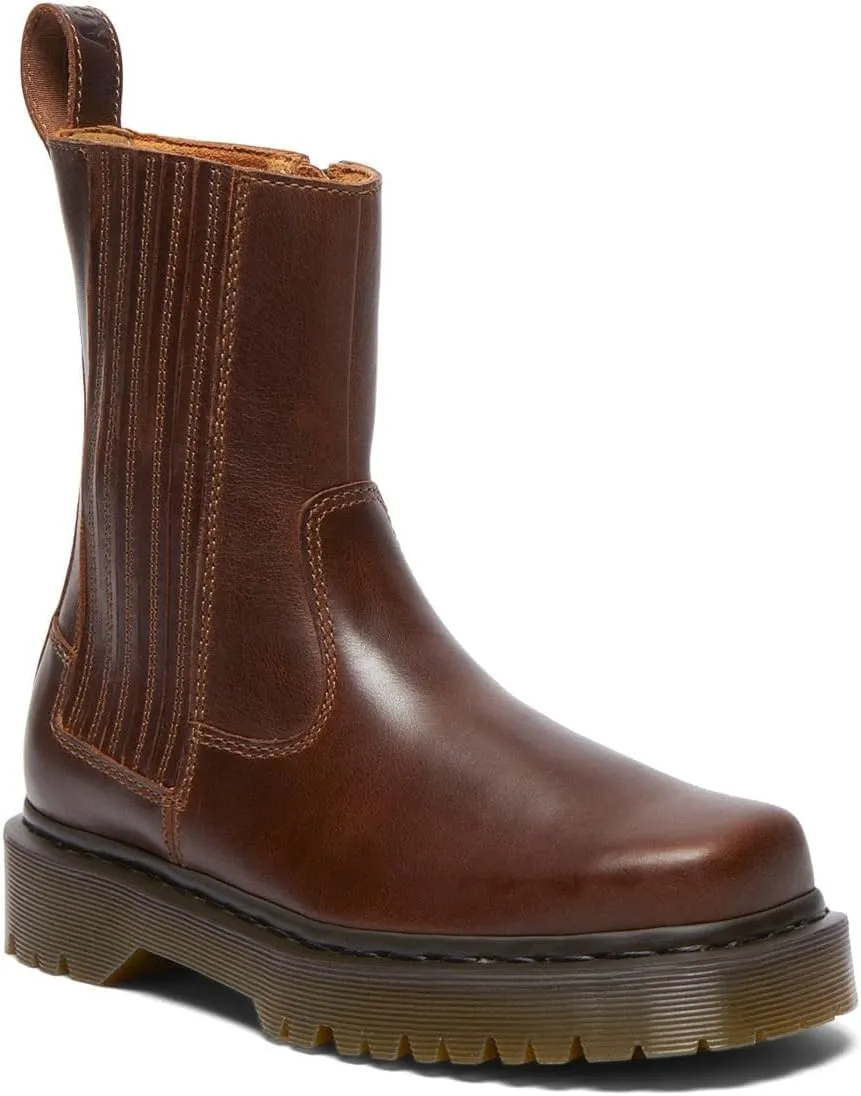 Dr. Martens Women's Amaayah Lo Leather Bex Pull-on Boots Fashion