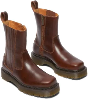 Dr. Martens Women's Amaayah Lo Leather Bex Pull-on Boots Fashion