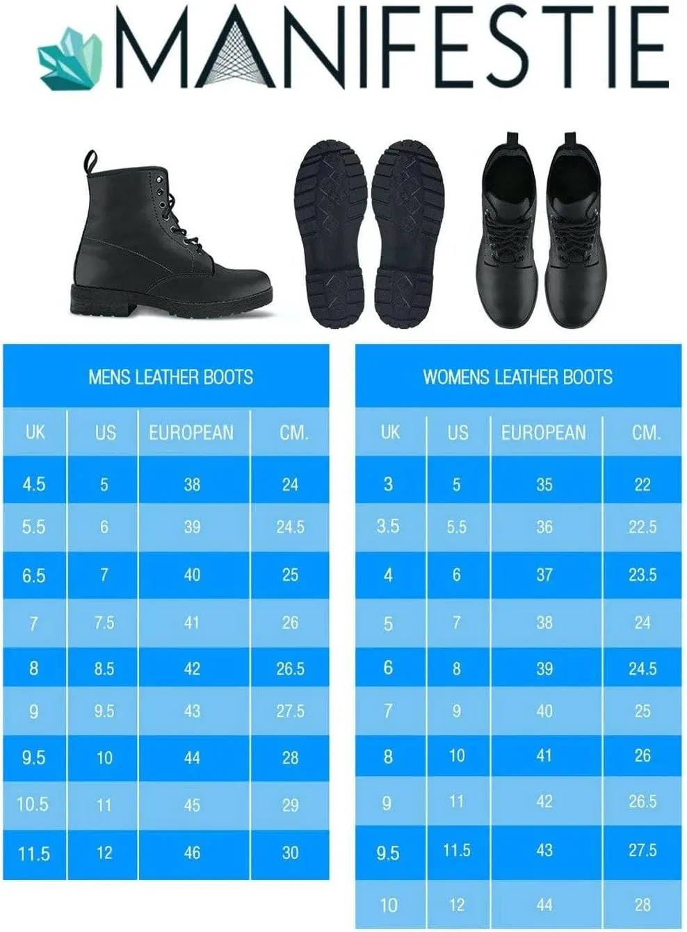 Earthy Roses and Skulls Memory Foam Boots | All Season Lace Up Boots | Vegan Leather Combat Boot