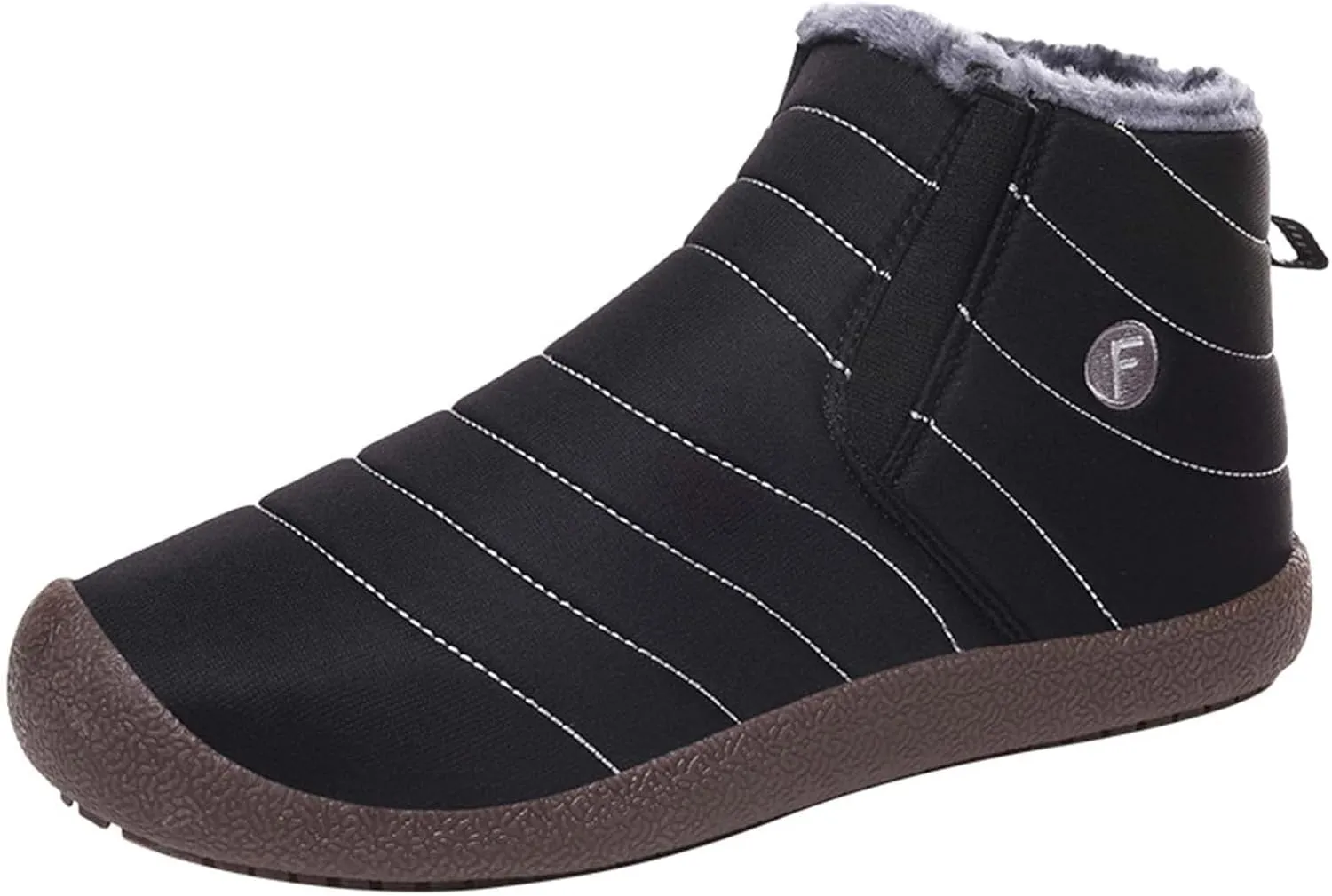 Eliogn Boys Girls Snow Boots Winter Warm High-Top Shoes Outdoor Sports Non-Slip Hiking Shoes Winter Shoes Antiskid Boots for Kids