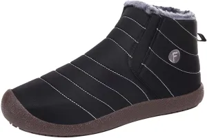 Eliogn Boys Girls Snow Boots Winter Warm High-Top Shoes Outdoor Sports Non-Slip Hiking Shoes Winter Shoes Antiskid Boots for Kids