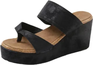 Flip Flops for Women Slip On Platform Wedge Slippers Comfortable Soft Cushion Clip Toe Sandals Fashion Beach Walking Casual Shoes Slip On Indoor Outdoor