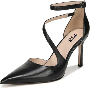 FYS Women Sexy Cross Strap Stiletto High Heel Ankle Strap Pumps Pointed Toe Sandals Dress Shoes for Ladies Bridal Dance Evening Prom Shoes Size 4-15 US