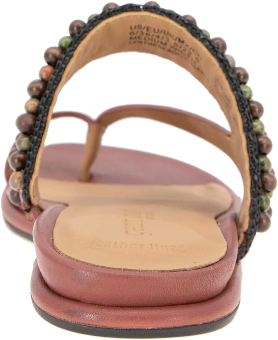 Gentle Souls by Kenneth Cole Women's Lentini Bead Flat Sandal