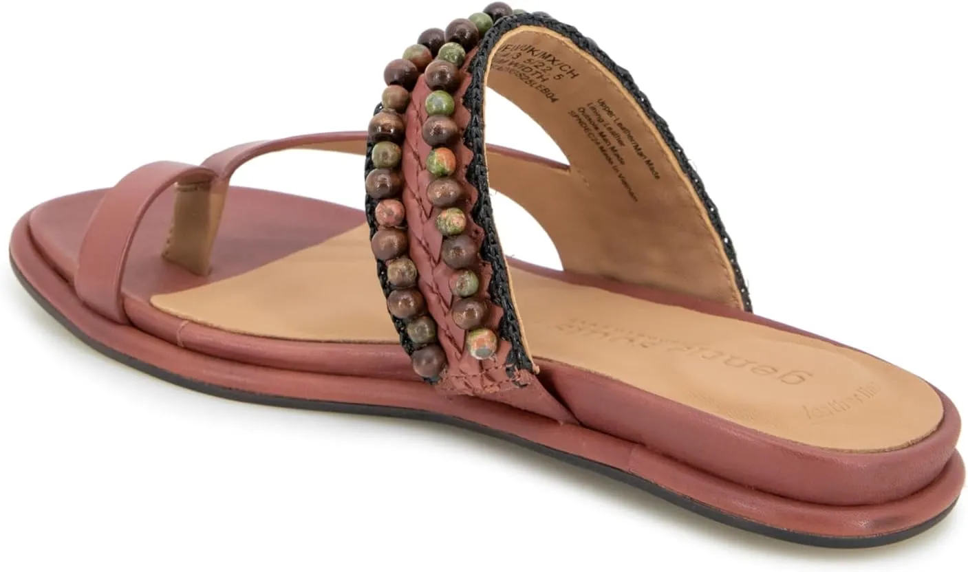 Gentle Souls by Kenneth Cole Women's Lentini Bead Flat Sandal