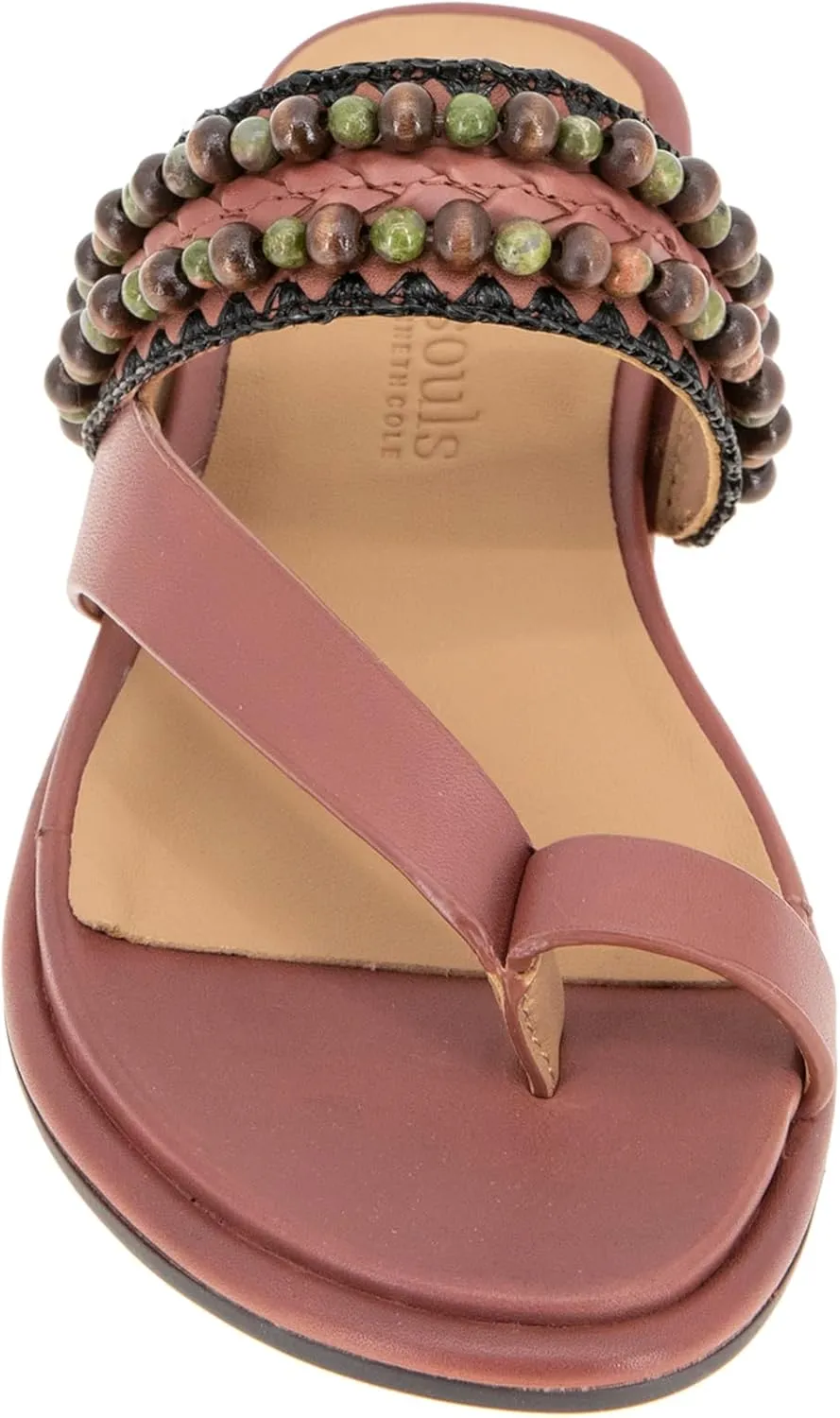 Gentle Souls by Kenneth Cole Women's Lentini Bead Flat Sandal