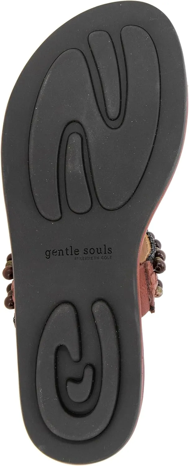 Gentle Souls by Kenneth Cole Women's Lentini Bead Flat Sandal