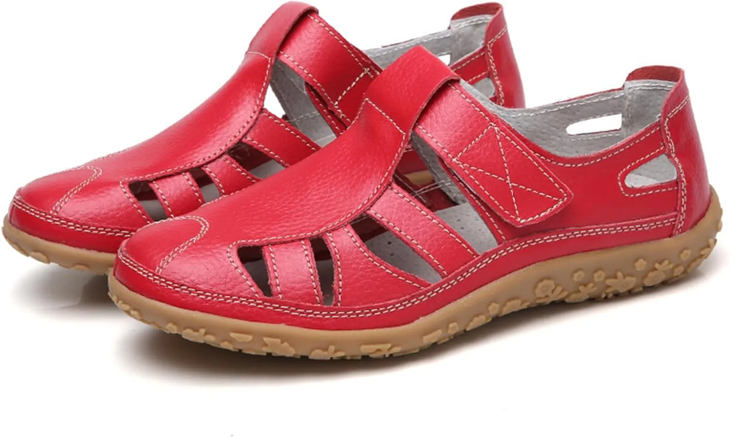Gladiator Sandals For Women Dressy Summer Closed Toe Non Slip Sandals Comfortable Hollow Out Soft Cushion Sandal Summer Outdoor Beach Athletic Shoes