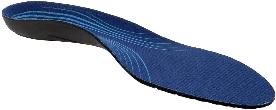 Heat Moldable Orthotic Copper Insoles - Ultra Low Profile, Rigid Custom Arch Support, Inserts for Shoes and Boots