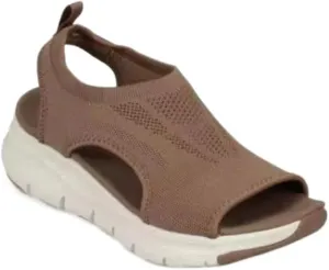 HOCEDO Orthopedic Sandals, 2023 Thick Platform Solid Women's Casual Wedge Sandals, Open Toe Buckle Women's Summer Beach Sandals