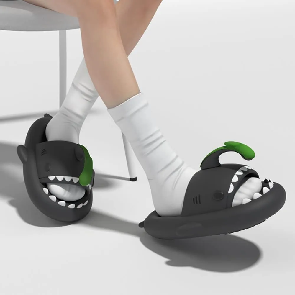 Hrtesus Sharklas, Aldult Sharklas Originales, Sharky Chanclas, Shark Slides for Women and Men