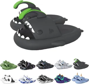 Hrtesus Sharklas, Aldult Sharklas Originales, Sharky Chanclas, Shark Slides for Women and Men