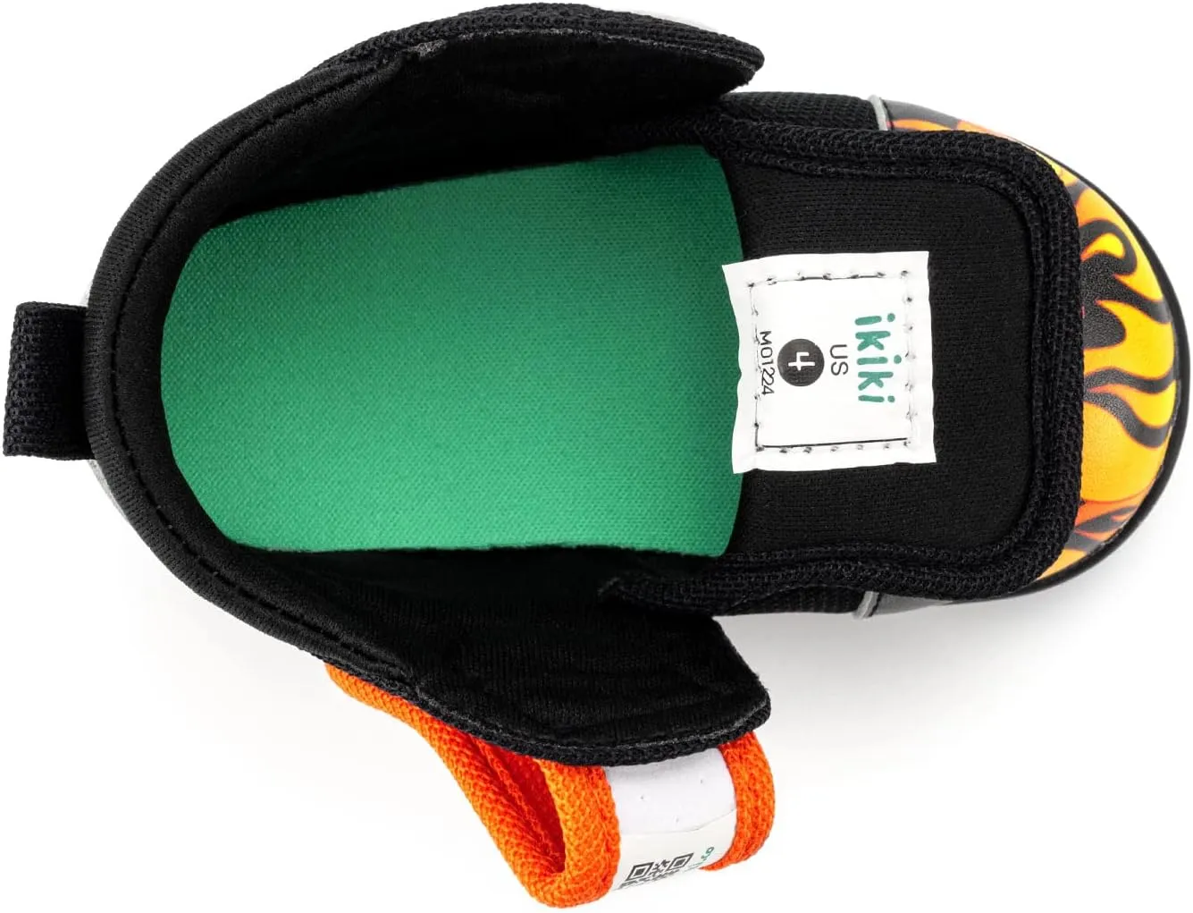 ikiki Sneaks Shoes for Toddlers and Little Kids. Roomy fit Sneakers - Note: Non Squeaking - Vegan Leather Toe and Heel