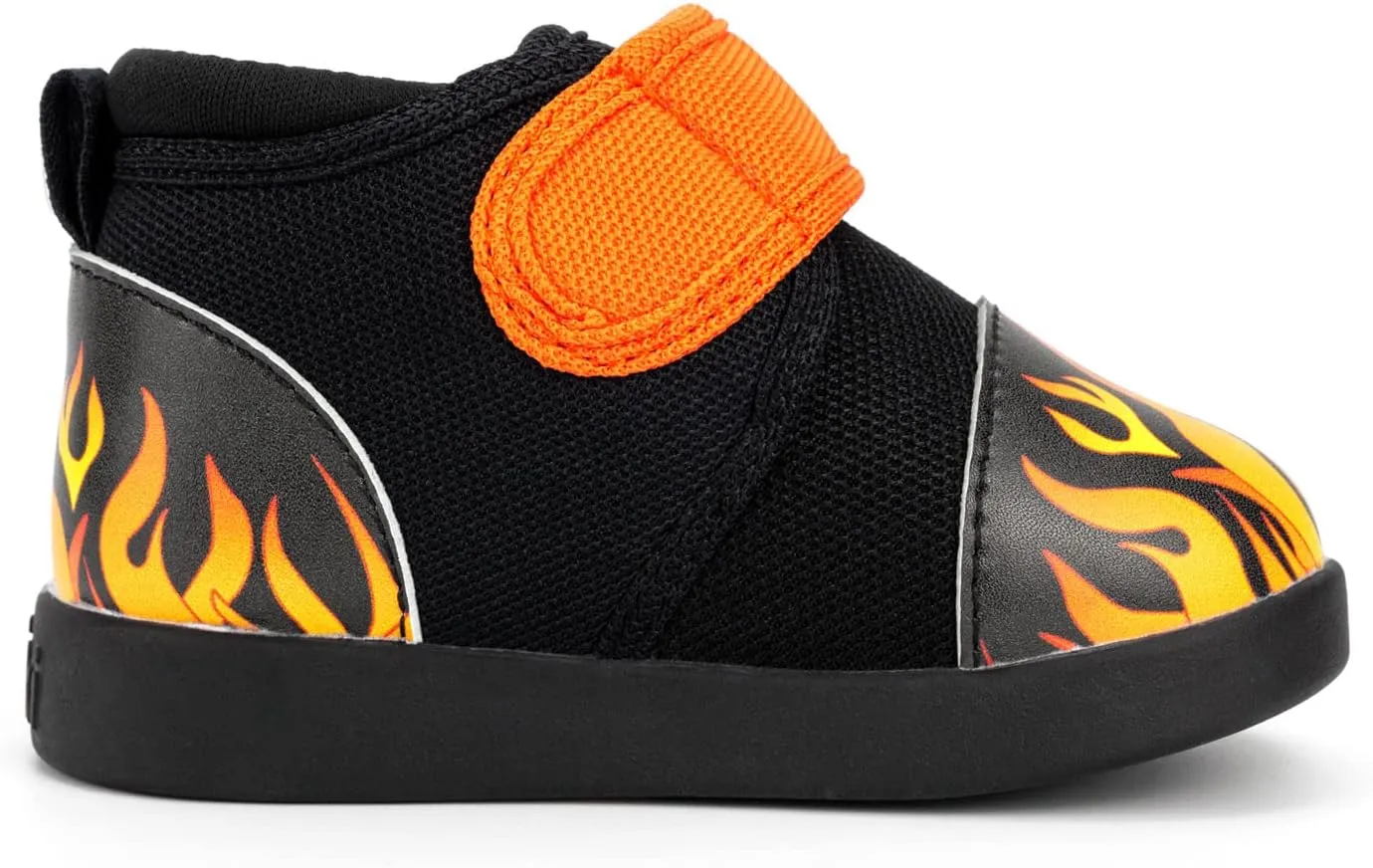ikiki Sneaks Shoes for Toddlers and Little Kids. Roomy fit Sneakers - Note: Non Squeaking - Vegan Leather Toe and Heel