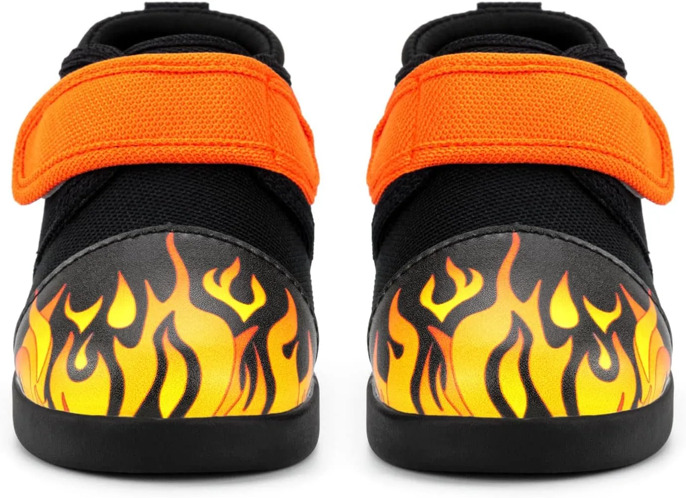 ikiki Sneaks Shoes for Toddlers and Little Kids. Roomy fit Sneakers - Note: Non Squeaking - Vegan Leather Toe and Heel