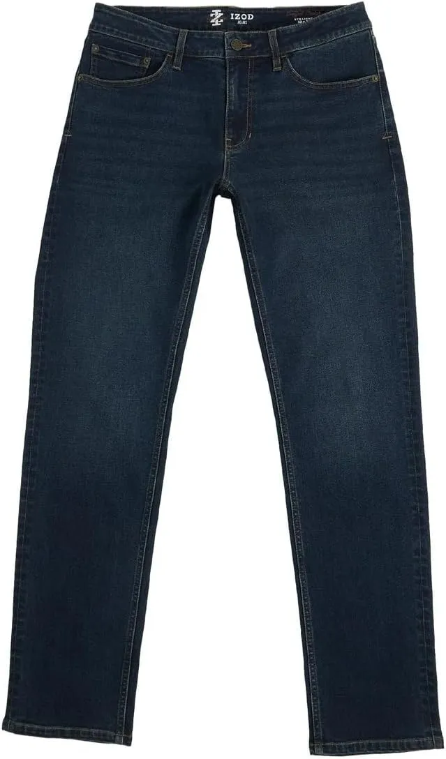 IZOD Men’s Straight Fit Classic 5-Pocket Style Jean