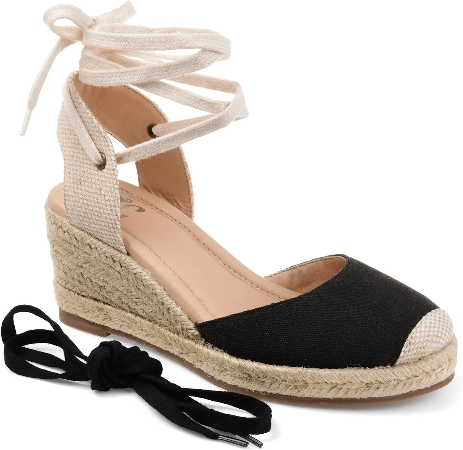 Journee Womens Monte Tru Comfort Foam Wedge Heel Espadrille Sandals
