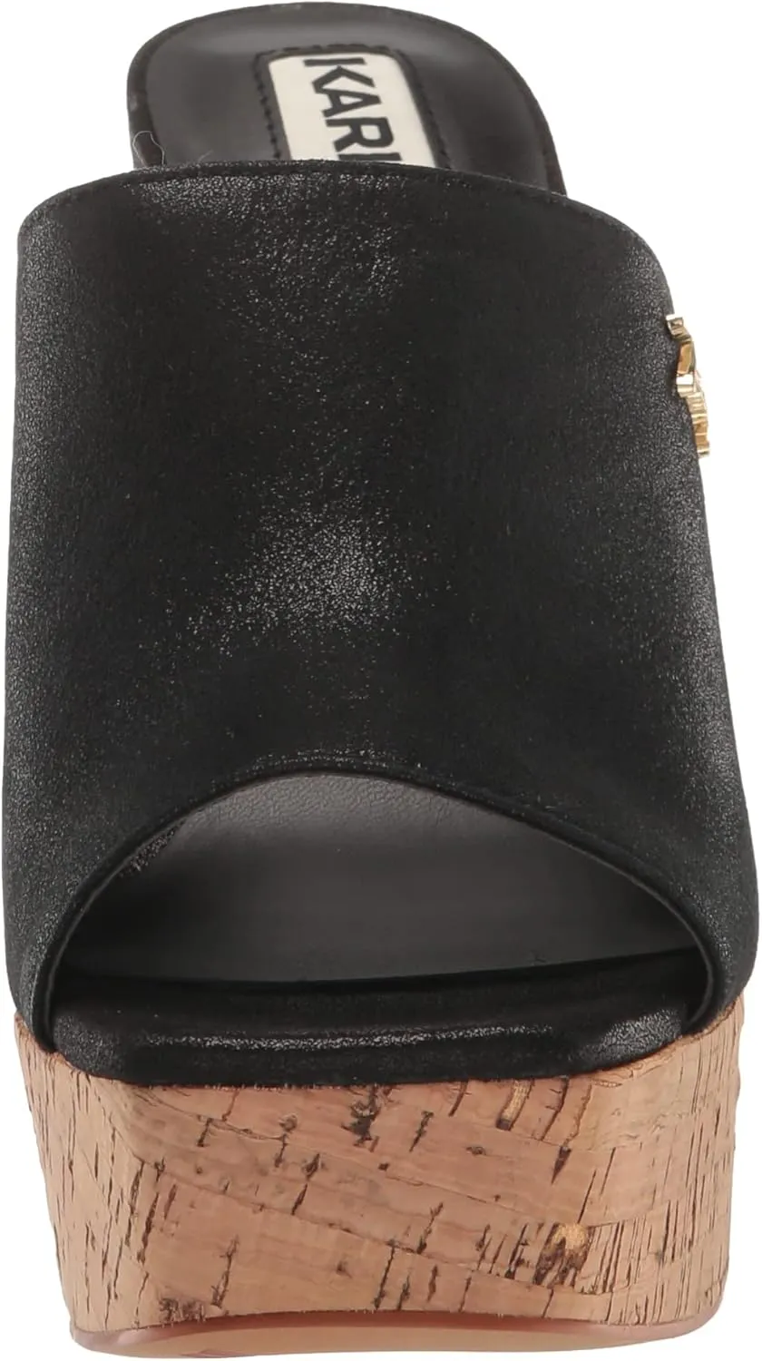 KARL LAGERFELD womens Hensley Plaform Sandal