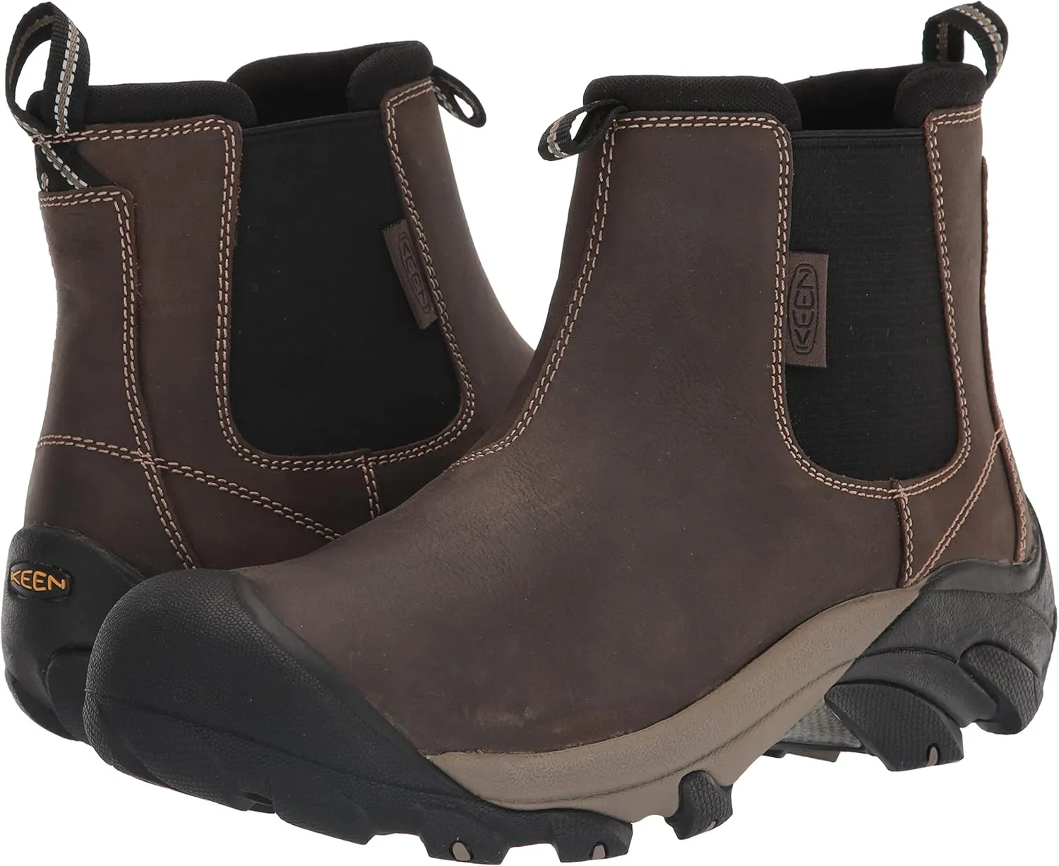 KEEN Men's Targhee 2 Mid Height Leather Chelsea Boot
