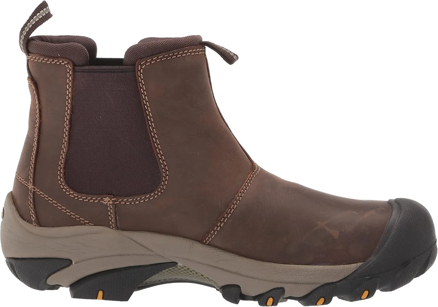KEEN Women's Targhee 2 Pull on Mid Height Leather Chelsea Boot