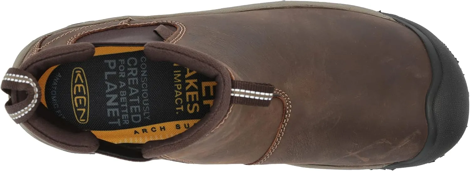 KEEN Women's Targhee 2 Pull on Mid Height Leather Chelsea Boot