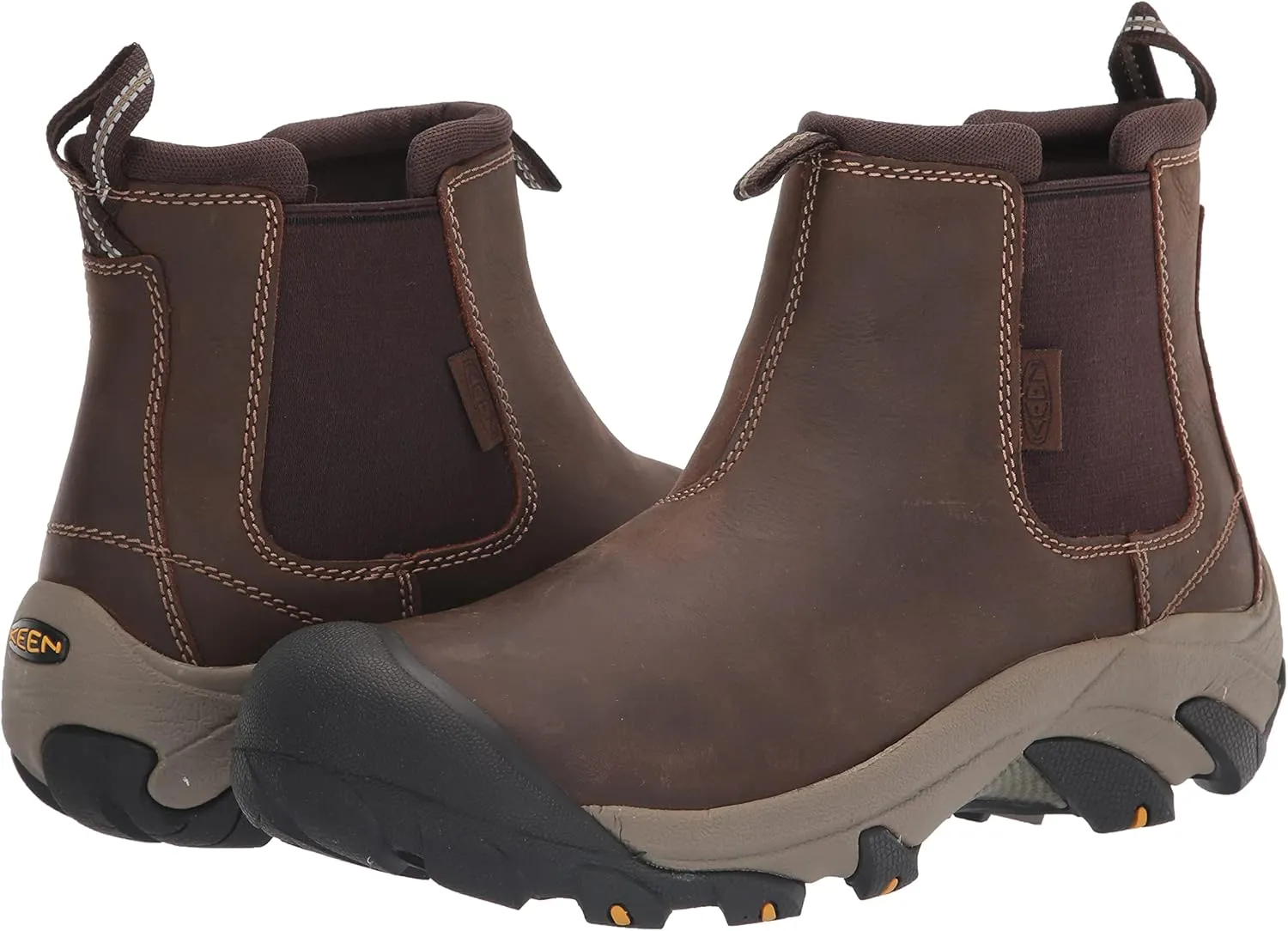 KEEN Women's Targhee 2 Pull on Mid Height Leather Chelsea Boot