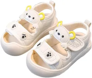 Kids Boy Girl Non Slip Cartoon Bear Summer Sandals for Outdoor Indoor Walking Running School Sport