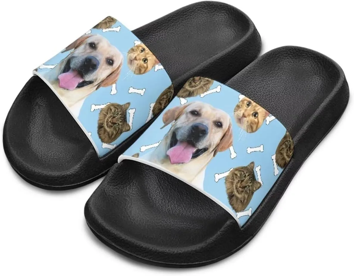 Kids Cloud Slides Girls & Boys Flip Flops Slip On Beach Sandals Youth Pool Shower Shoes EVA Summer Slippers