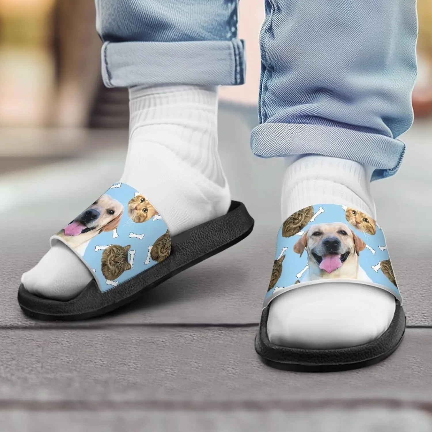 Kids Cloud Slides Girls & Boys Flip Flops Slip On Beach Sandals Youth Pool Shower Shoes EVA Summer Slippers
