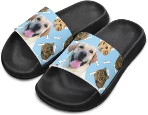 Kids Cloud Slides Girls & Boys Flip Flops Slip On Beach Sandals Youth Pool Shower Shoes EVA Summer Slippers